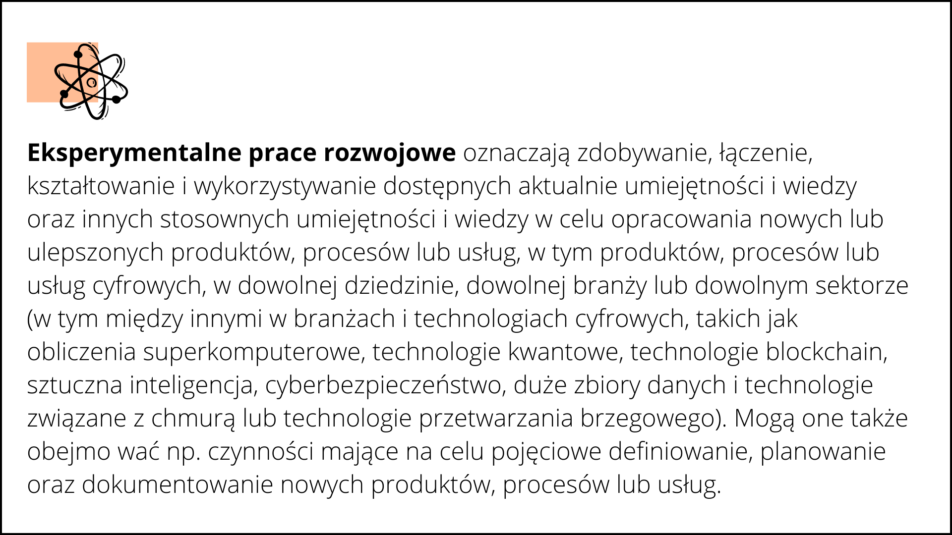 prace badawczo-rozwojowe